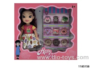 9 inch musical fat boy doll set