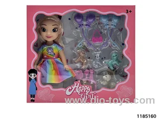 9 inch musical fat boy doll set