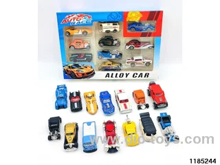 1：64 Alloy Sliding Car 10pcs