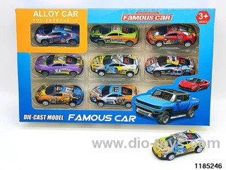 8.5cm Alloy pull back Car 8pcs
