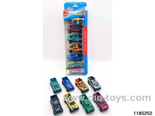 8cm Alloy Sliding Car 6pcs