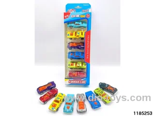 7.5cm Alloy Sliding Car 6pcs