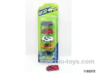 7.5cm Alloy Sliding Car 5pcs