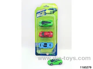 7.5cm Alloy Sliding Car 3pcs