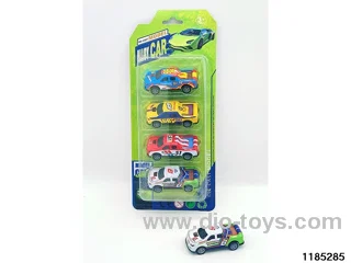 7.5cm Alloy pull back Car 4pcs