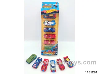 Alloy Sliding Car 6pcs