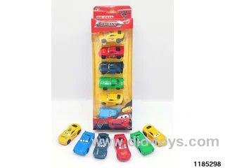 6.5cm Alloy Sliding Car 6pcs