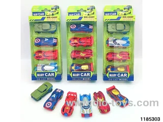 7.5cm Alloy Sliding Car 4pcs