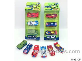 7.5cm Alloy Sliding Car 3pcs