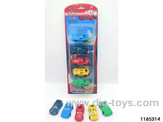 6.5cm Alloy Sliding Car 5pcs