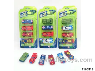 7.5cm Alloy Sliding Car 4pcs