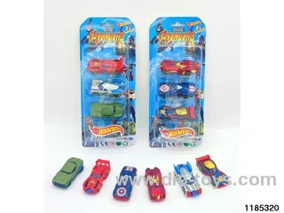 7.5cm Alloy Sliding Car 4pcs