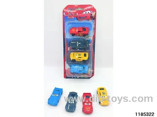 6.5cm Alloy Sliding Car 4pcs