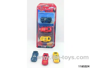 6.5cm Alloy Sliding Car 3pcs
