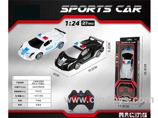 1：24 4ch 27Mhz rc car with light not included battery 2 colors mixed