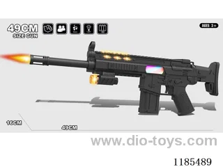 Battery Operated Musical Gun with Lights and Music
