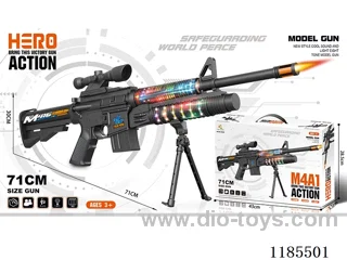 M4A1 Electric Sonic Toy Gun w/ Simulated 6x Scope