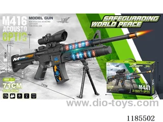 M4A1 Electric Sonic Toy Gun with Simulated Conch 8x Scope