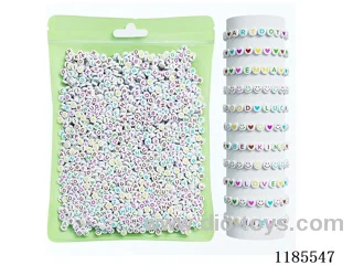 DIY Jewelry Set(4*7 letter beads + thread (about 140g))