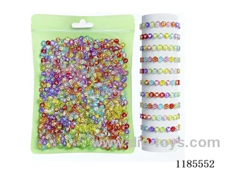 DIY Jewelry Set(4*7 letter beads + thread (about 140g))