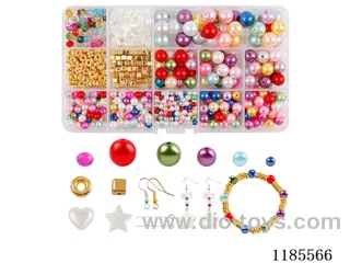 DIY Jewelry Set(4/6/8/10 cts pearl + spacer beads + colored beads + earhook wire (15 gr))