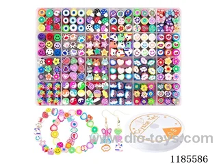 DIY Jewelry Set(Soft Pottery + Scissors Thread (24pcs))