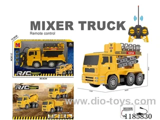 40Mhz6ch rc engineering vehicles with light included battery