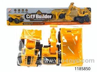 Sliding car in PP bag with header
