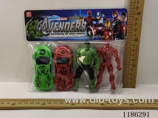 Avengers pull back car set