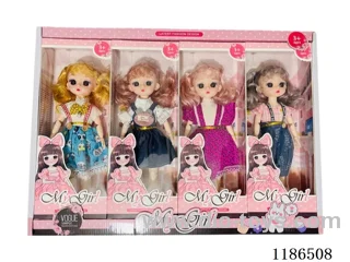 12 inch Solid 11 Jointed Barbie 4 Color Mix 4PCS