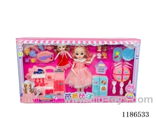 12 inch Solid Barbie with 6 inch Barbie