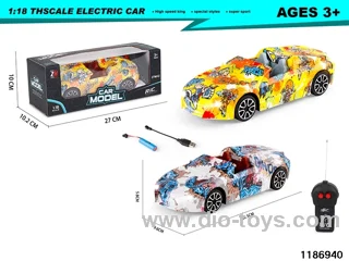 1:18 2ch RC car with light