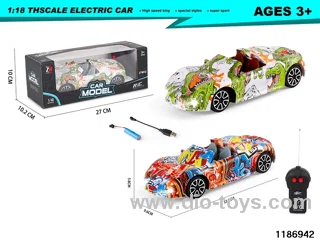 1:18 2ch RC car with light