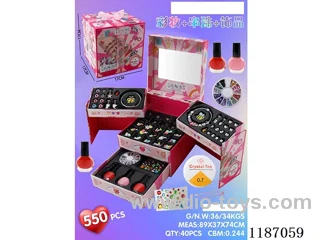 Makeup beaded jewelry set