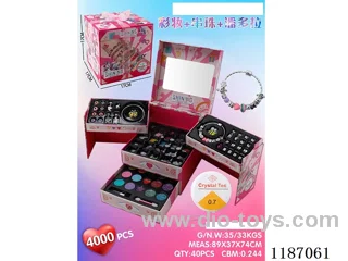 Makeup beaded Pandora set