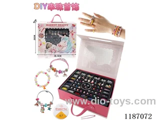 Hand beaded jewelry gift box