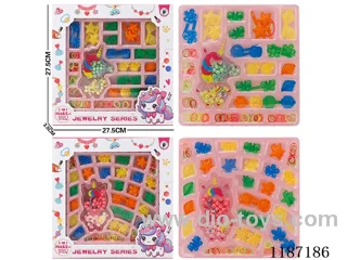 Unicorn Light gradient beading + Hairpin + Rubber band case (two mixed)