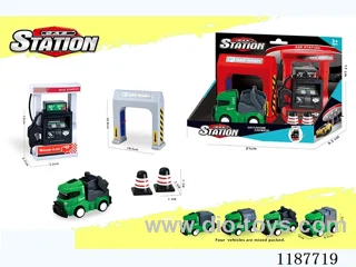 Gasoline car wash scene combination sanitation inertia