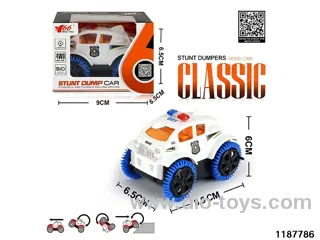 Electric dumper with lights