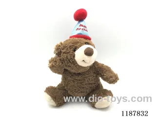 Plush Bear with Pointy Hat
