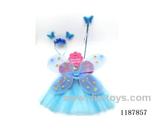 Electric Flashing Wings and Sarong Set of 4
