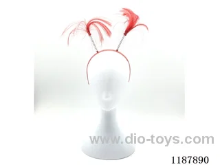1 bag of 1 short wig headdress