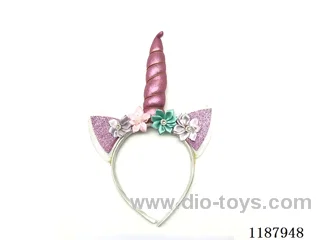 Unicorn tiara with 4 flowers