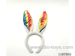 Colorful Fabric Plush Bunny Ears