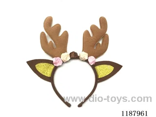 Antlers with flowers