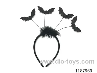 4 Black Bat Headdresses