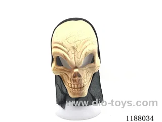 Big Skull Yellow Mask w/Headgear