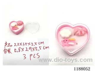 Small Heart Jewelry Box with 3 Rings