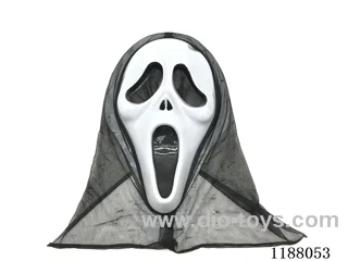 Long face ghost face with head cover