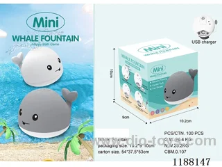 USB rechargeable electric whale squirt ball (battery model 18650 rechargeable version 1200MA)